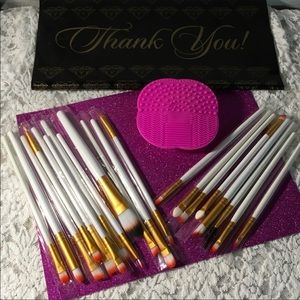 ⚡️Back in Stock 🎀White Gold Makeup Brushes